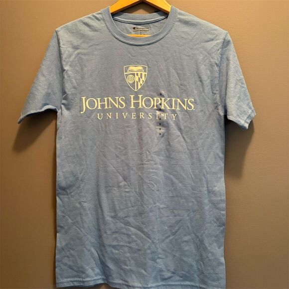 Champion Women's Blue Johns Hopkins University T-Shirt S - Picture 1 of 6